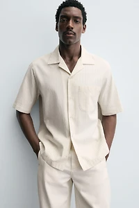 STRIPED POCKET SHIRT