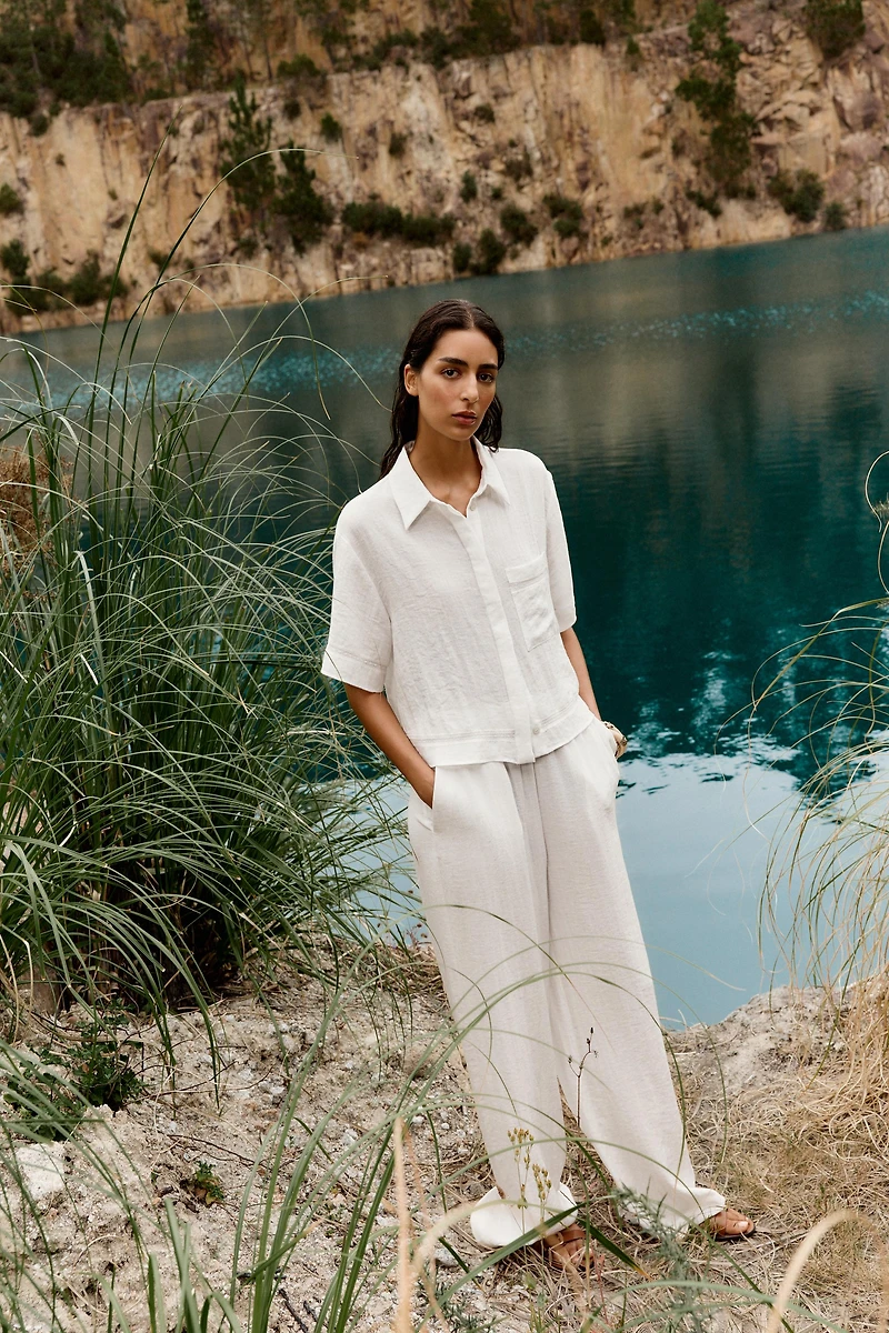 CHEMISE COURTE OURLETS
