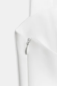 TOP HALTER PLISSÉ