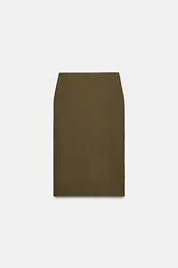 KNIT PENCIL MIDI SKIRT