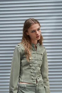 FITTED BUTTON JACKET