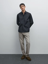 Regular fit stretch shirt