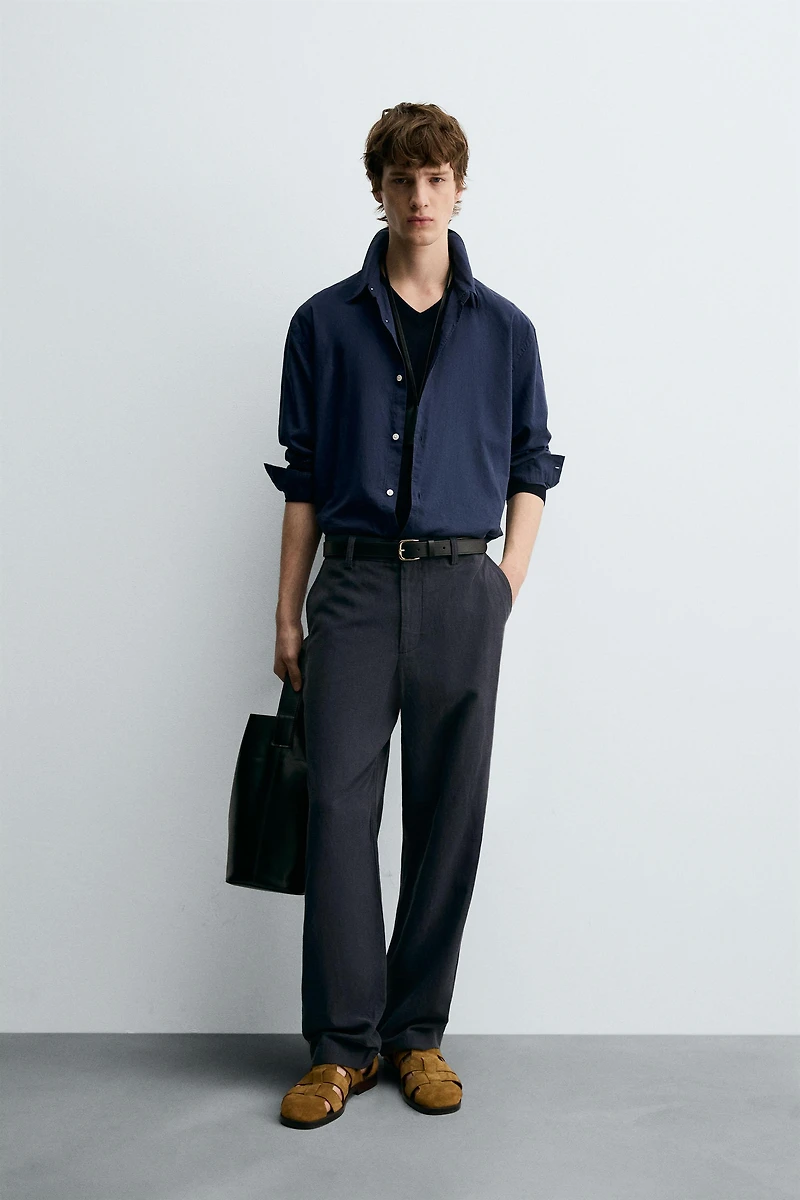 FLOWY STRAIGHT FIT PANTS