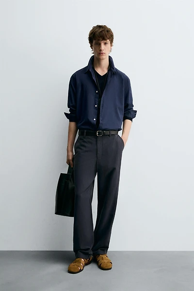 FLOWY STRAIGHT FIT PANTS