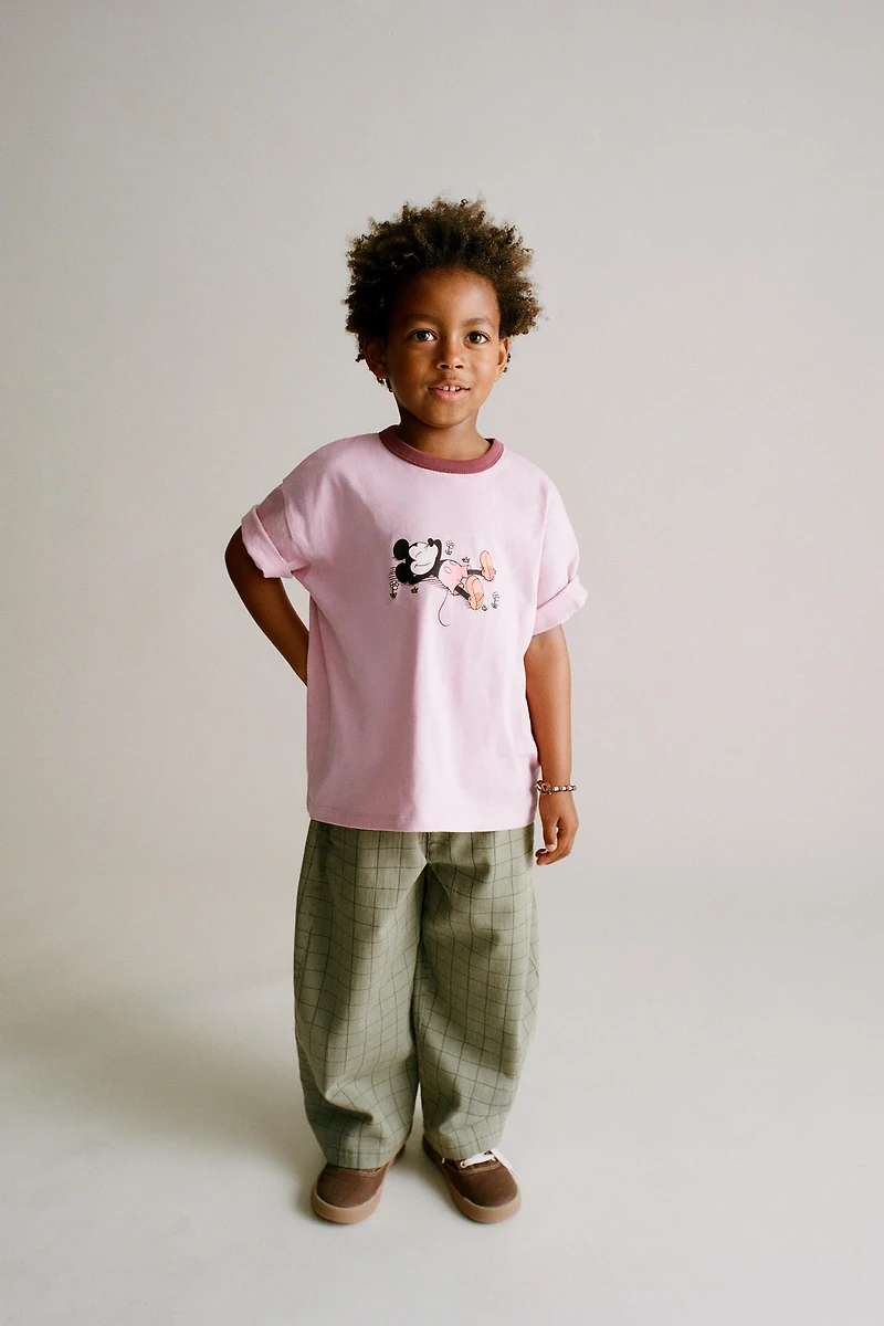 MICKEY MOUSE © DISNEY EMBROIDERED AND PRINTED T-SHIRT