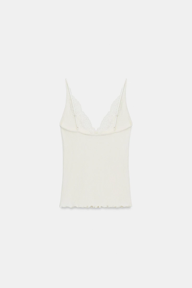 LACE RIB TOP