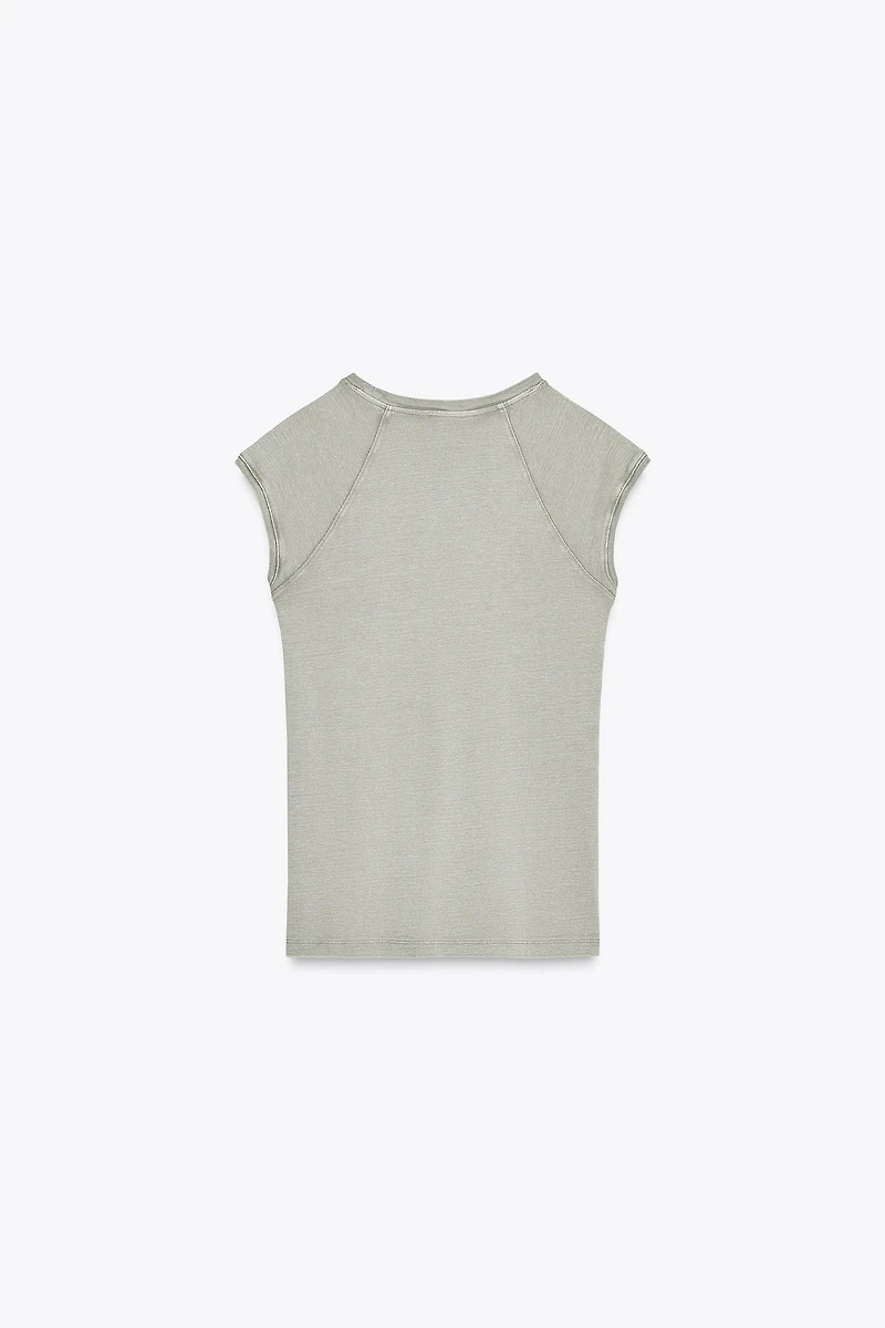 WASHED COTTON T-SHIRT