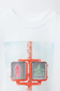 TRAFFIC LIGHT PHOTO T-SHIRT