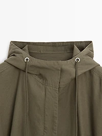 Long cotton parka