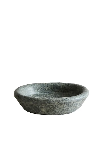GREENISH MARBLE CONCAVE TRAY