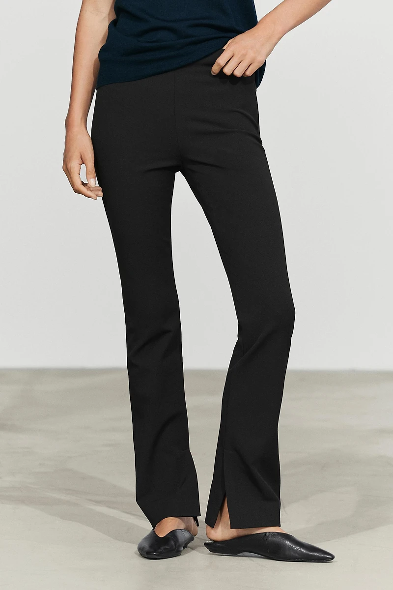 Technical flare fit pants