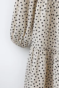 POLKA DOT PANEL DRESS