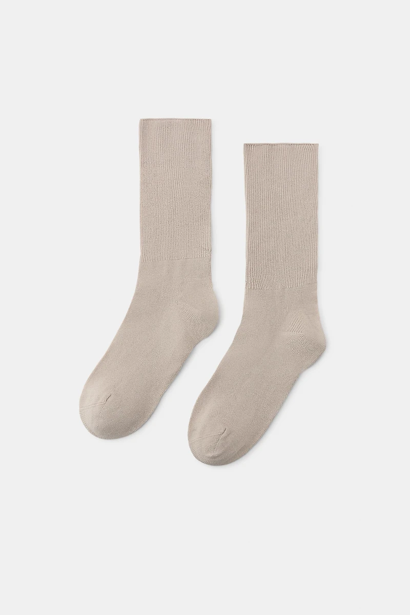 RIB HIGH SOCKS