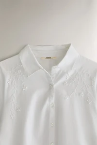 CHEMISE COTON BRODERIES