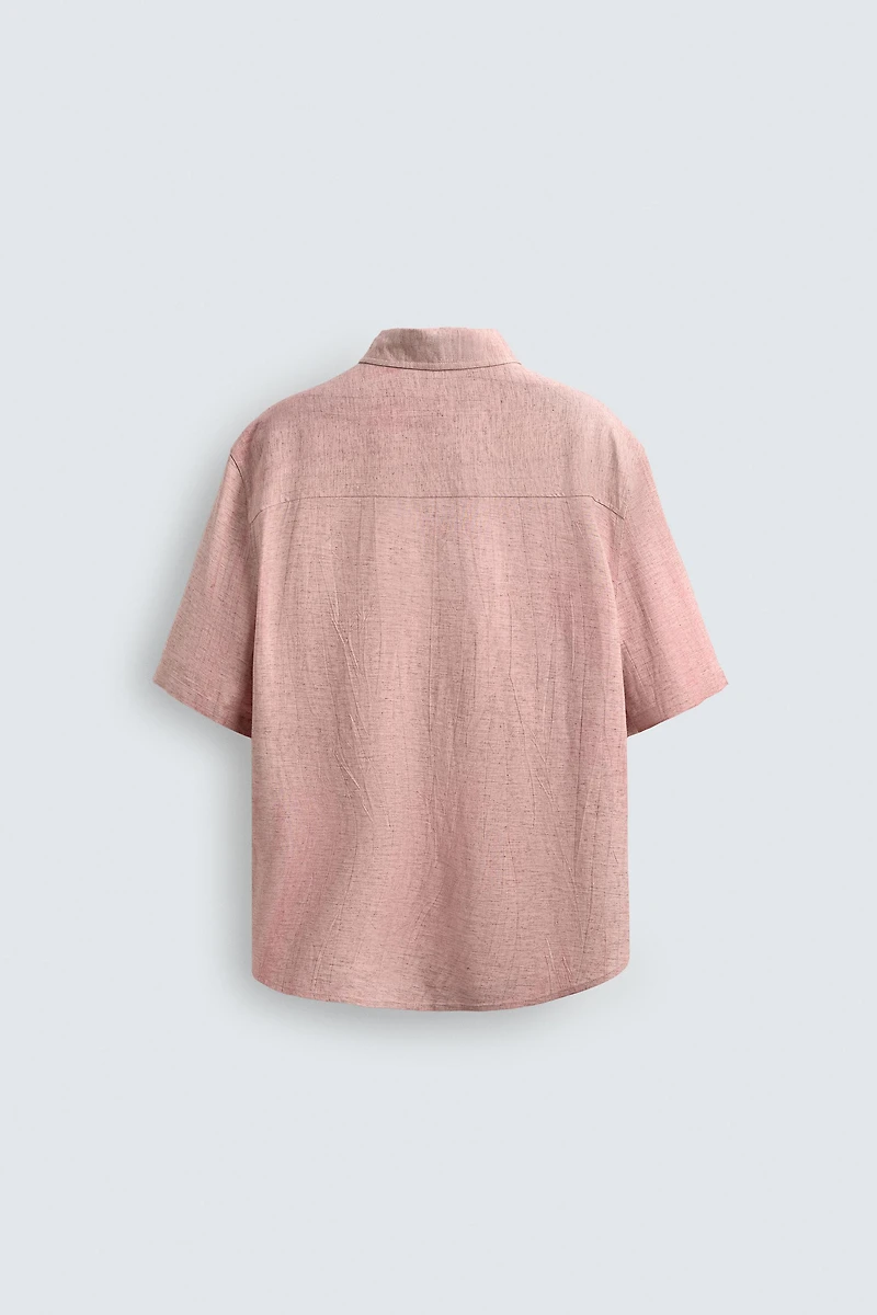 CHEMISE RELAXED FIT EFFET DÉLAVÉ