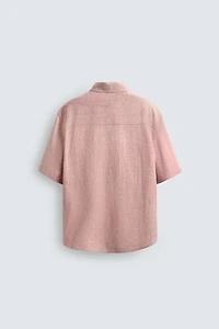 CHEMISE RELAXED FIT EFFET DÉLAVÉ