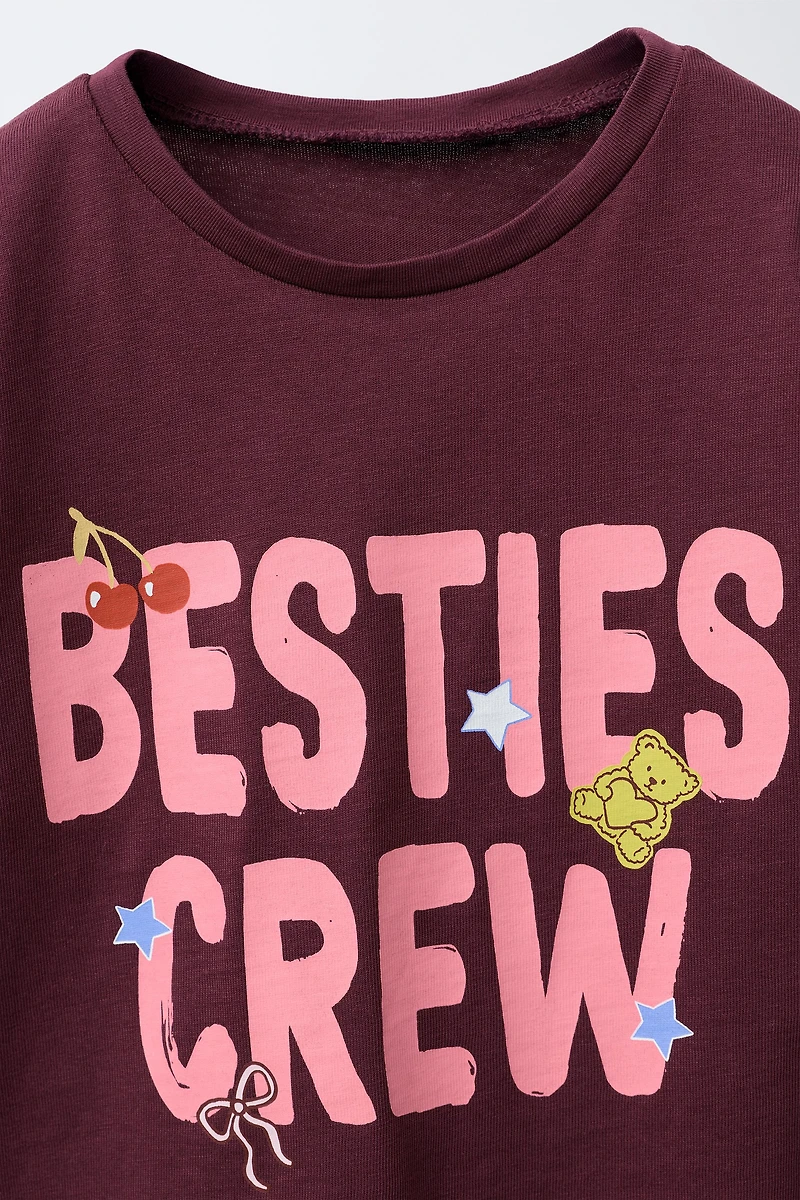TEXT PRINT T-SHIRT