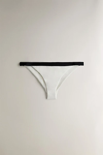 BEACH BIKINI BOTTOMS WITH CONTRAST BAND