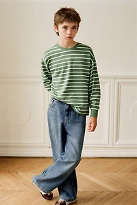 HEAVYWEIGHT STRIPED T-SHIRT