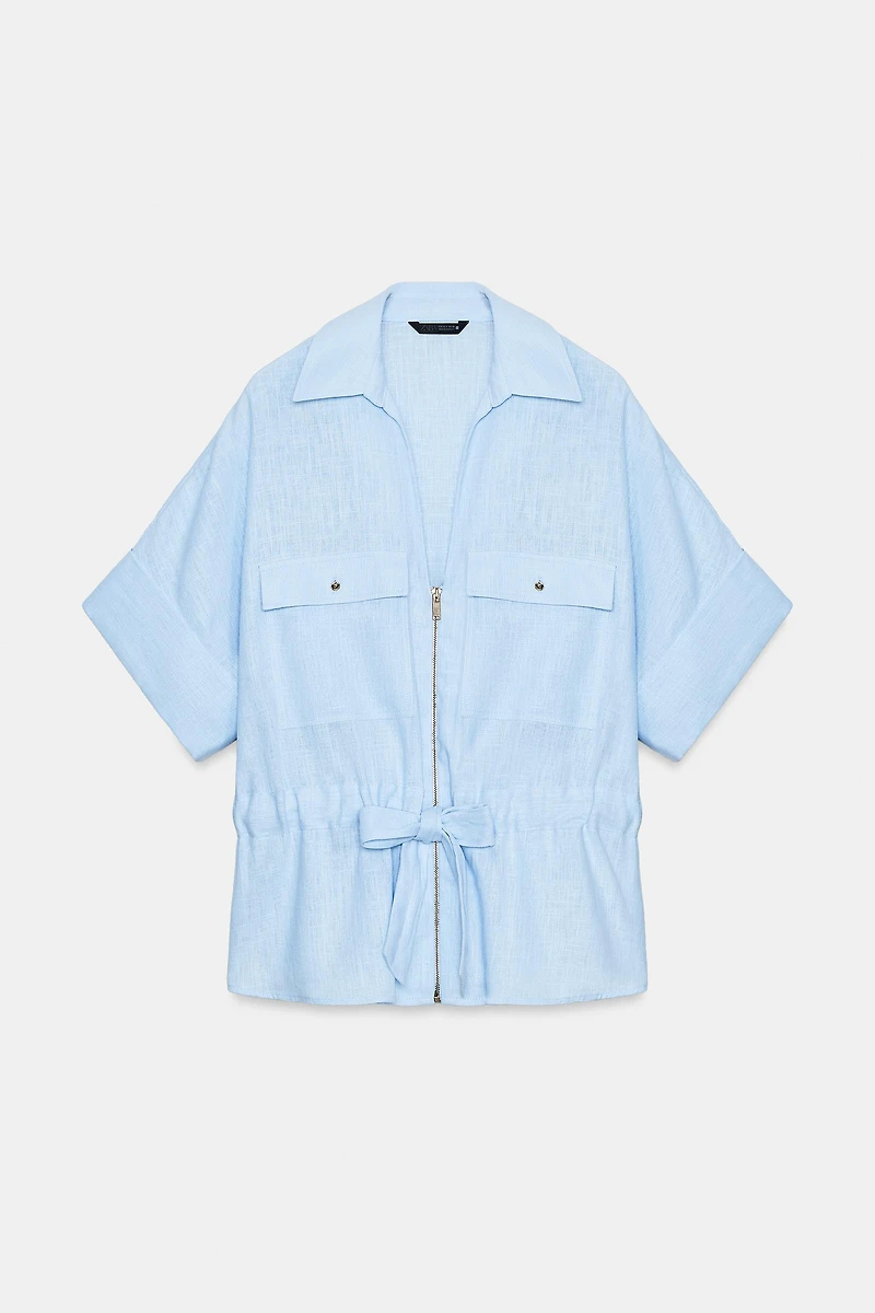 CHEMISE SAFARI AVEC LIN