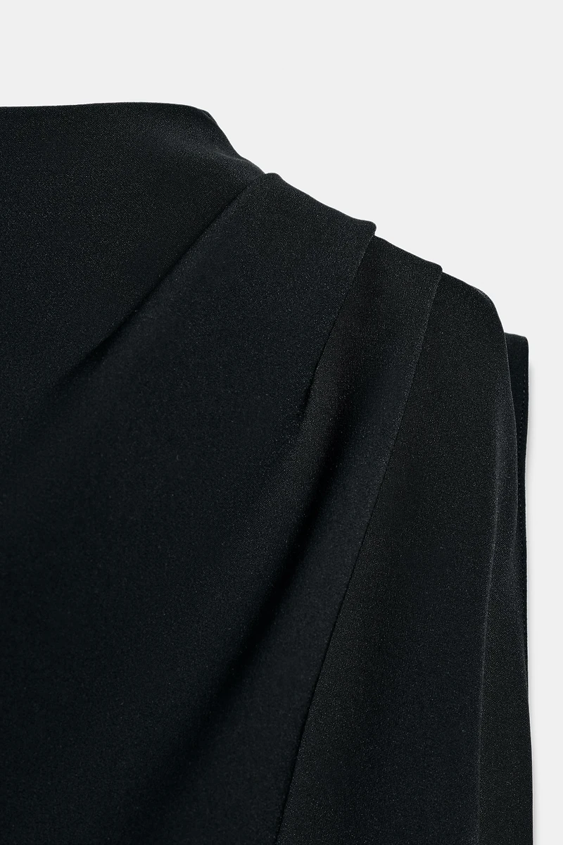 ASYMMETRIC MIDI DRESS