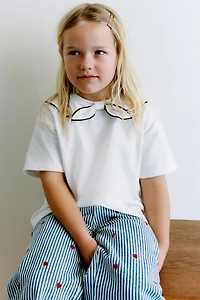 SCARF BOW T-SHIRT