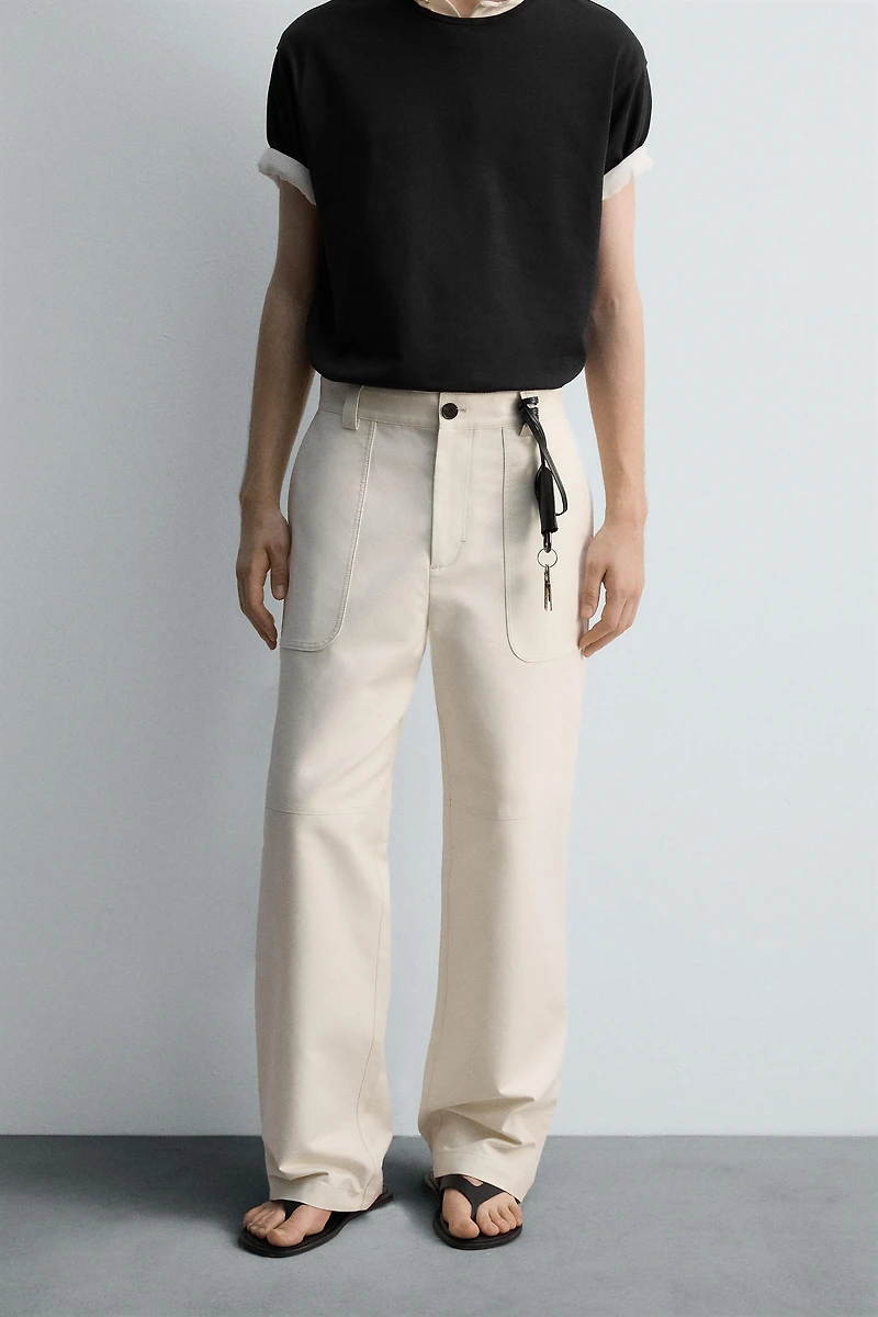 REGULAR FIT POCKET PANTS