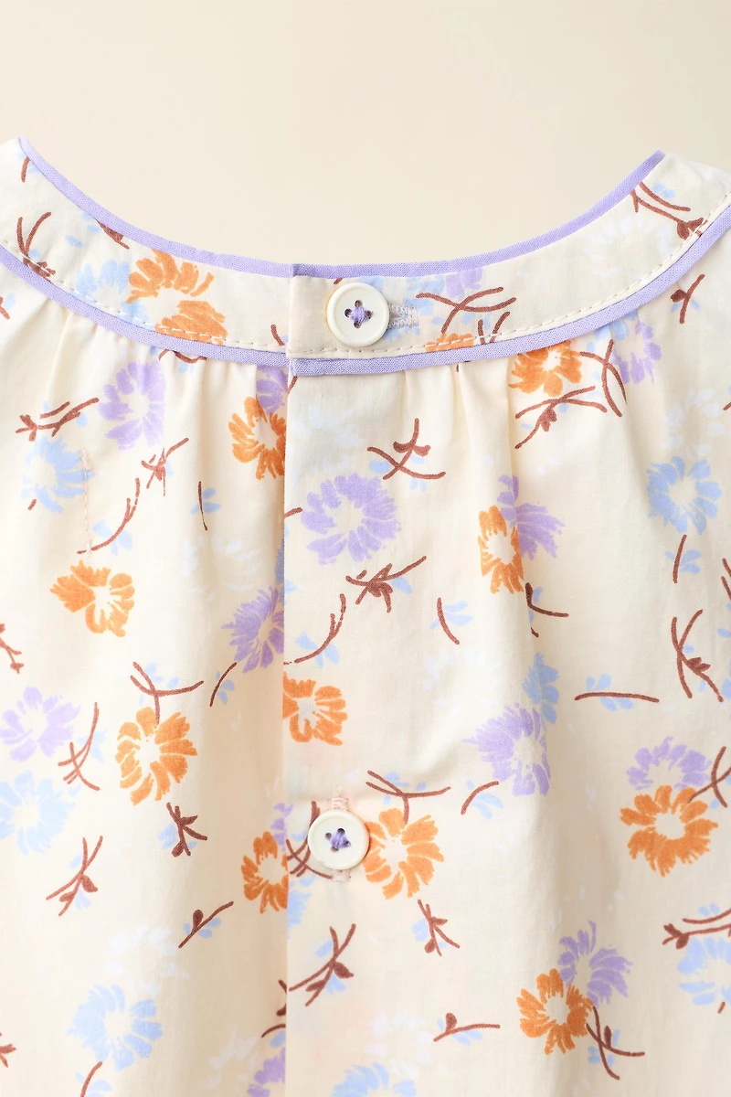 FLORAL DRESS AND BLOOMERS CREATED BY CARAMEL LONDON X ZARA