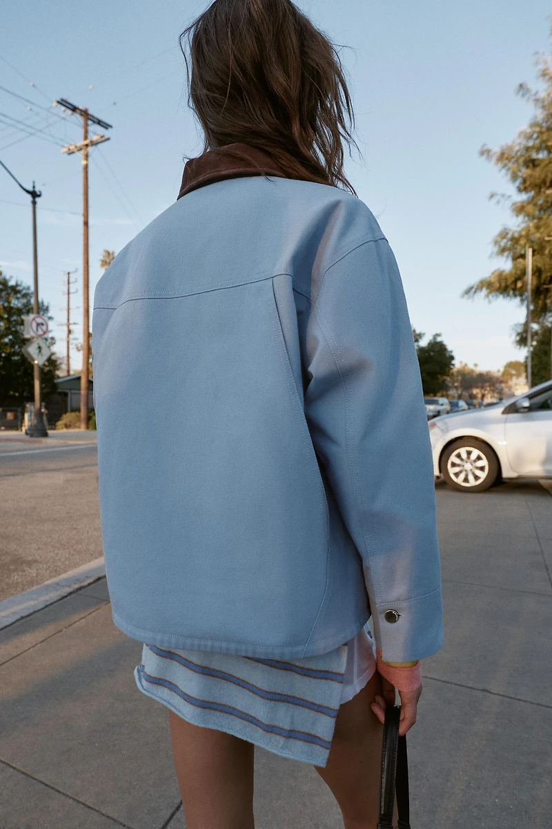 BLOUSON REMBOURRÉ COL BIMATIÈRE