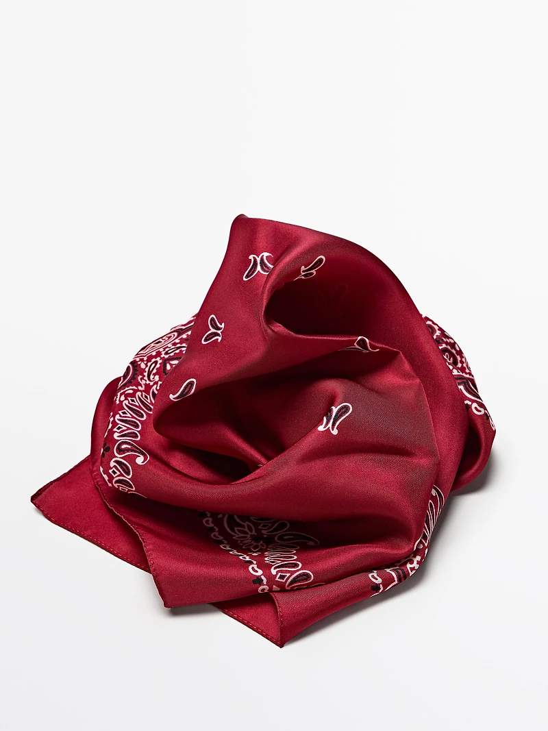 Foulard à imprimé cachemire