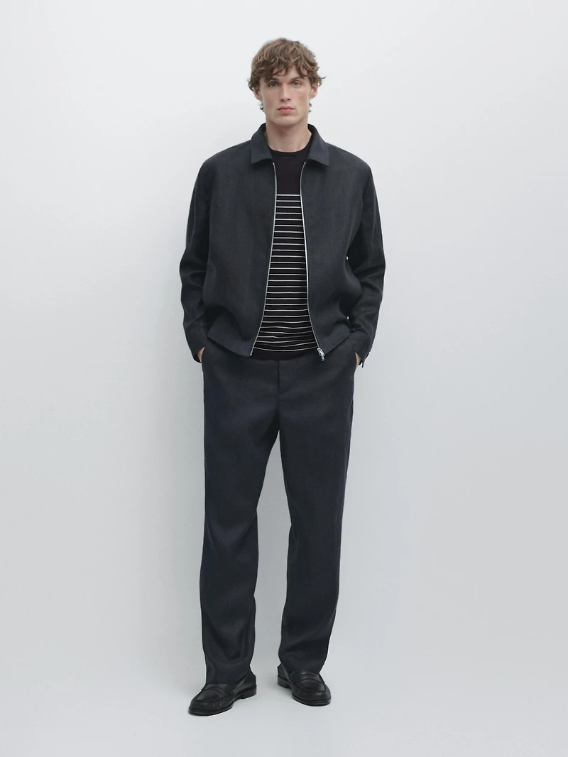 Pantalon léger lin