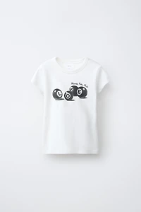 T-SHIRT IMPRIMÉ BOULES DE BILLARD