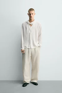 CHEMISE FLUIDE À NŒUD