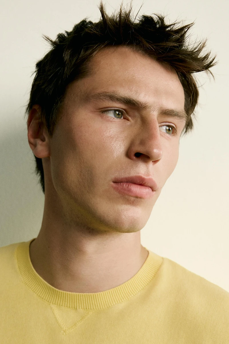 T-SHIRT EN MAILLE COUPE REGULAR