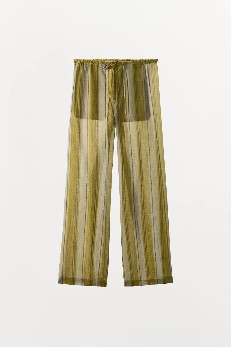 ZW COLLECTION STRIPED TROUSERS