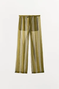 ZW COLLECTION STRIPED TROUSERS