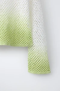DEGRADÉ MESH JUMPER