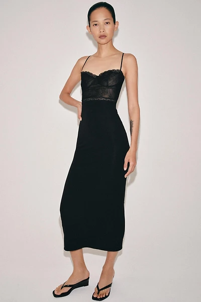 COMBINATION LACE DRESS