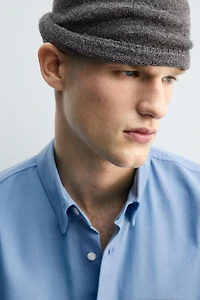 CHEMISE STRUCTURÉE OXFORD À POCHE