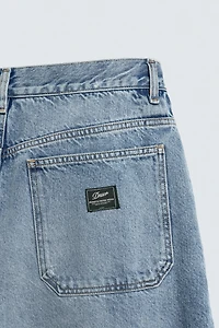 RELAXED FIT CHINO DENIM SHORTS