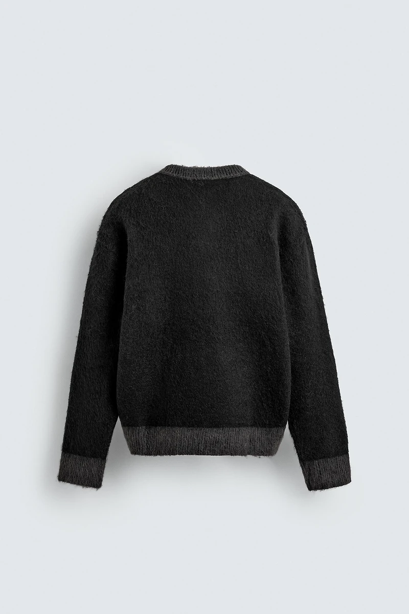 CONTRAST TEXTURED JUMPER X SR_A