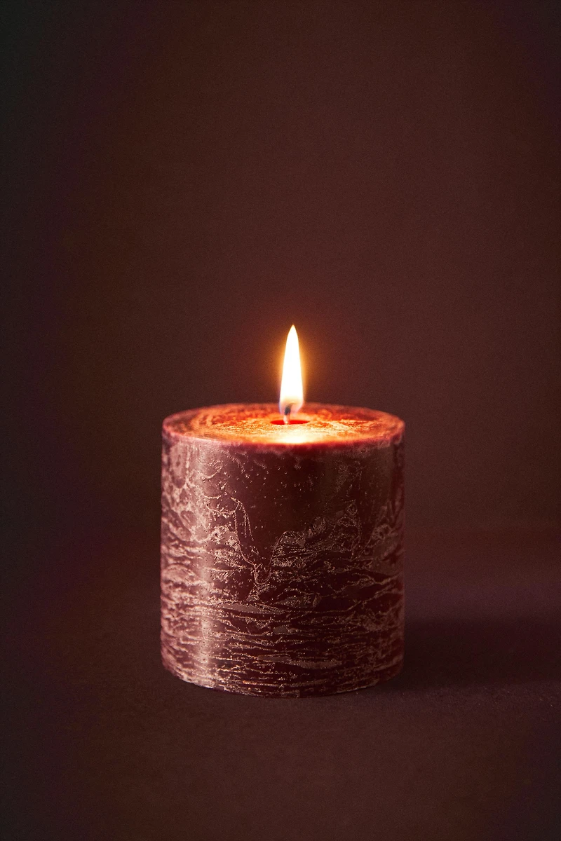 SMALL GINGERBREAD CYLINDRICAL SCENTED CANDLE
