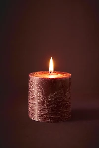 SMALL GINGERBREAD CYLINDRICAL SCENTED CANDLE