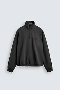 PRINTED SHIELD SWEATSHIRT