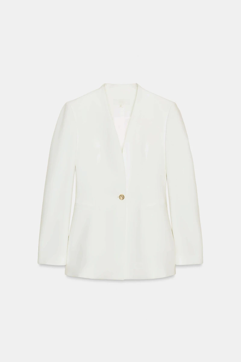 TAILORED BLAZER WITH NO LAPEL