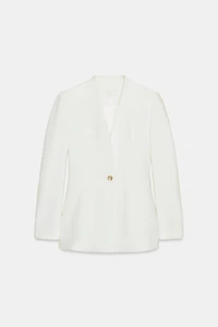 TAILORED BLAZER WITH NO LAPEL