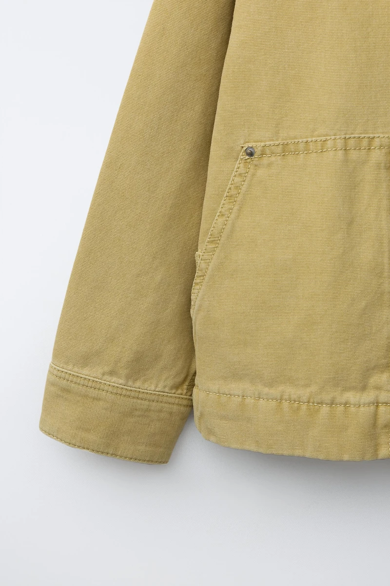 CANVAS POCKET OVERSHIRT