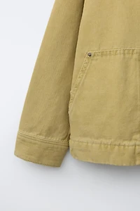 CANVAS POCKET OVERSHIRT