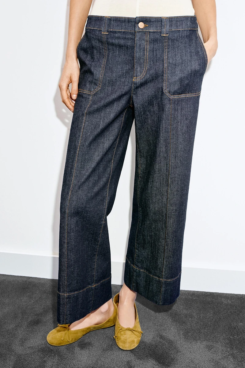JEAN Z1975 JUPE-CULOTTE TAILLE NORMALE