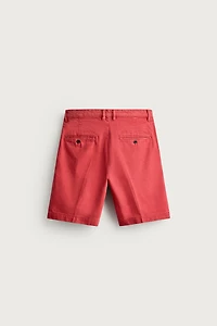 STRAIGHT FIT CHINO SHORTS